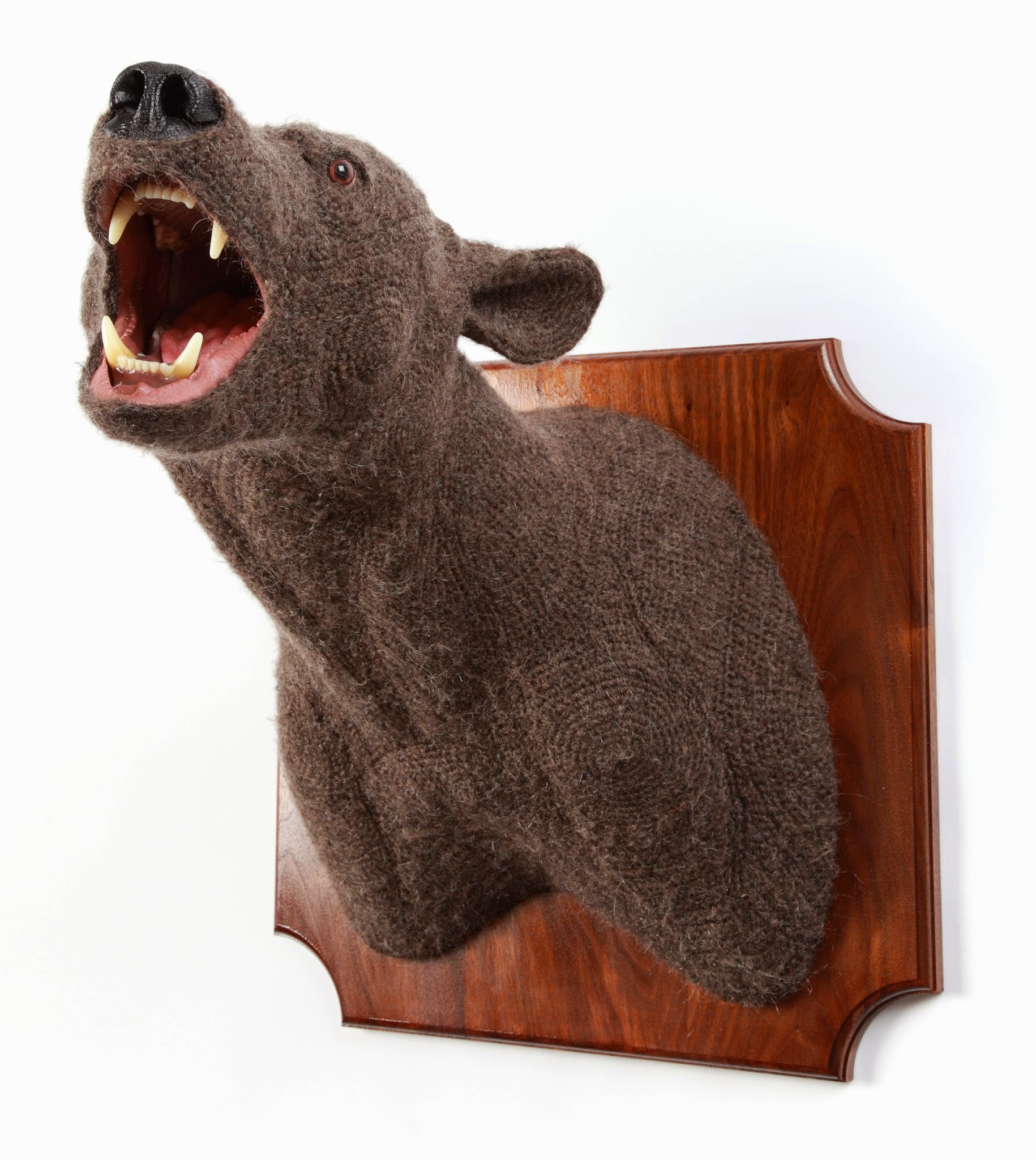 Crochetdermy Bear Trophy by Shauna Richardson