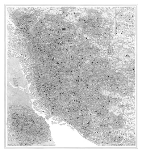 Map of Liverpool by Stephen Walter